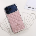 三边侧帖手机壳适用苹果iPhone17苹果16promax纯色皮革硬壳