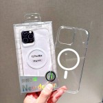 冰透PC适用于iPhone 17Promax手机壳苹果16简约透明磁吸硬壳15壳