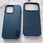 苹果17promax手机壳凹槽素材16贴皮14亚克力13二合一彩绘iphone15