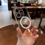 适用苹果17手机壳磁吸16promax亚克力14透明13不发黄iphone15批发