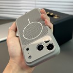 iPhone17PROMAX透气散热磁吸手机壳适用苹果16大视窗镜头膜保护套