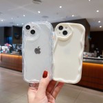 适用苹果18网红爆款手机壳奶油壳tpu素材防摔iPhone17手机保护套
