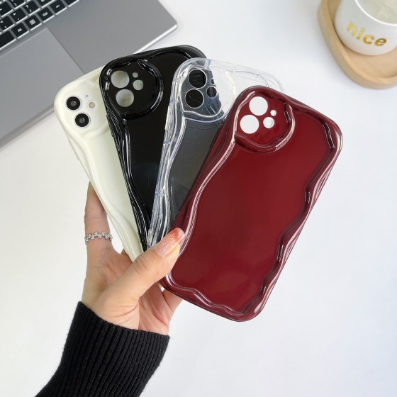 适用苹果18网红爆款手机壳奶油壳tpu素材防摔iPhone17手机保护套