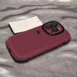 适用苹果17promax手机壳简约彩绘M字母创意iPhone14Plus泡芙15/13