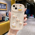 波浪推窗适用iPhone15PRO手机推拉窗diy鸭子软壳苹果16保护套13xr