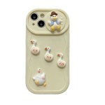 波浪推窗适用iPhone15PRO手机推拉窗diy鸭子软壳苹果16保护套13xr