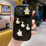 波浪推窗适用iPhone15PRO手机推拉窗diy鸭子软壳苹果16保护套13xr