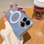 Magsafe磁吸手机壳适用苹果17透明亚克力16pro全包iphone15手机壳