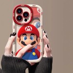 适用苹果17情侣手机壳马里奥iPhone14promax硅胶防摔15plus防摔13
