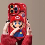 适用苹果17情侣手机壳马里奥iPhone14promax硅胶防摔15plus防摔13