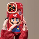 适用苹果17情侣手机壳马里奥iPhone14promax硅胶防摔15plus防摔13