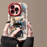 适用苹果17情侣手机壳马里奥iPhone14promax硅胶防摔15plus防摔13
