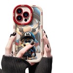 适用苹果17情侣手机壳马里奥iPhone14promax硅胶防摔15plus防摔13