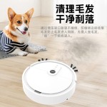 跨境扫地机器人智能宠物毛发清洁机家用扫吸拖一体机自动打扫卫生 （含认证）