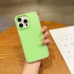 适用苹果18新款果冻手机壳简约糖果色tpu可彩绘iPhone17pro手机套