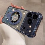 四角气囊防摔适用苹果17手机壳iPhone16优盾磁吸支架闪粉保护套15