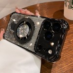 四角气囊防摔适用苹果17手机壳iPhone16优盾磁吸支架闪粉保护套15