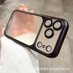 适用iPhone17promax原机磨砂电镀手机壳苹果16全包镜头防摔保护套