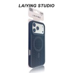 跨境适用iPhone17PROMAX蜂窝散热肤感磁吸手机壳苹果16防摔保护套
