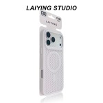 跨境适用iPhone17PROMAX蜂窝散热肤感磁吸手机壳苹果16防摔保护套