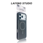 跨境适用iPhone17PROMAX蜂窝散热肤感磁吸手机壳苹果16防摔保护套
