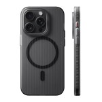 适用iPhone17ProMax磁吸手机壳瓦楞肤感磨砂苹果16全包防摔保护套