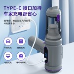 跨境款便携式吸尘器大吸力显示屏电量车载吸尘器手持吸吹一体机