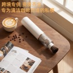 新款小型咖啡吸尘器持久清洁手持吸尘器无线桌面便携咖啡粉吸尘器
