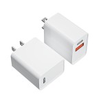 现货PD35W氮化镓充电器A+C双口快充适用苹果16手机快充充电头