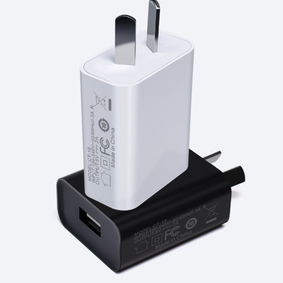 5V2A澳规手机充电头适用安卓平果手机插头USB手机充电器批发厂家