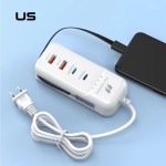 新款手机充电器排插多口pd充头type-c线通用usb延长线双pd5.1A