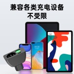 新国标电动车超级快充100W车载手机充电器数显车充适配多品牌