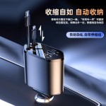 适用华为车载充电器手机专用120W超级快充三合一隐藏伸缩线点烟器