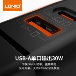 LDNIO氮化镓GaN65W超级快充英标欧美澳规插U手机笔记本平板充电器