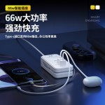 新款手机充电器排插4USB多口双pd快充充头通用带type-c插座延长线