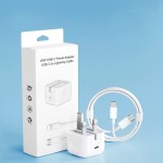 跨境PD20W英规器适用苹果充电iphone器折叠脚插头适配器智能快充