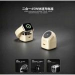 适用苹果手表充电器AppleWatch手机iwatch二合一iPhone7Pro快充