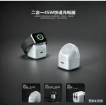 适用苹果手表充电器AppleWatch手机iwatch二合一iPhone7Pro快充