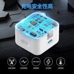 PD20W英规快充充电头适用苹果手机iPhone15-11Pro三脚折叠充电器8