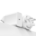 港版PD65W氮化镓快充头英规UKCA认证平板充电头QC3.0手机充电器