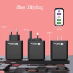 认证款手机通用快充头3USB+2CPD38W全协议旅行手机充电器闪充快充