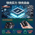 120W氮化镓充电器PD快充手机充电头双拉伸缩线适用苹果华为充电头