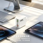 200W手机充电器充电头usb多口小家电PD25W充电器多口超级快充头
