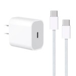 适用苹果35W/30WPD快充器双C充电线iPhone17/15Pro Max数据线套装