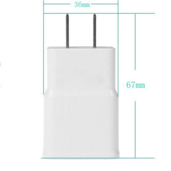 5V2A手机充电器 适用三星N7100手机欧规充电头足2A单USB充电插头