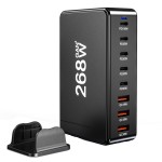 跨境286W氮化镓充电器20V5A手机平板笔记本通用桌面充电站268W多