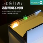 感应垃圾桶宽版收纳盒桌上宿舍办公室纸巾盒零食盒口智能折叠开盖