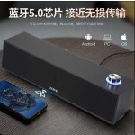 E350MB有线蓝牙音响多媒体电脑桌面长条木质音箱重低音跨境供应