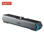 havit海威特M19有线蓝牙音箱 桌面台式电脑音箱重低音带麦音响