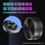 2025骨传导蓝牙音箱便携磁吸小型迷你低音小钢炮音响防水5.0黑胶